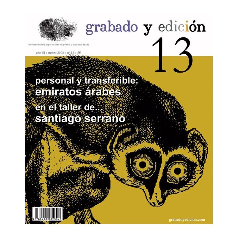 Materiales Bellas Artes-Revista Grabado y Edicion, n. 13