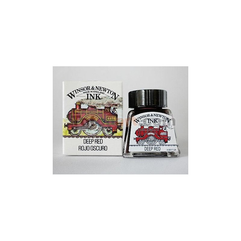 Tienda Online Manualidades-Tinta Dibujo Rojo Oscuro Winsor Newton, 14 ml.