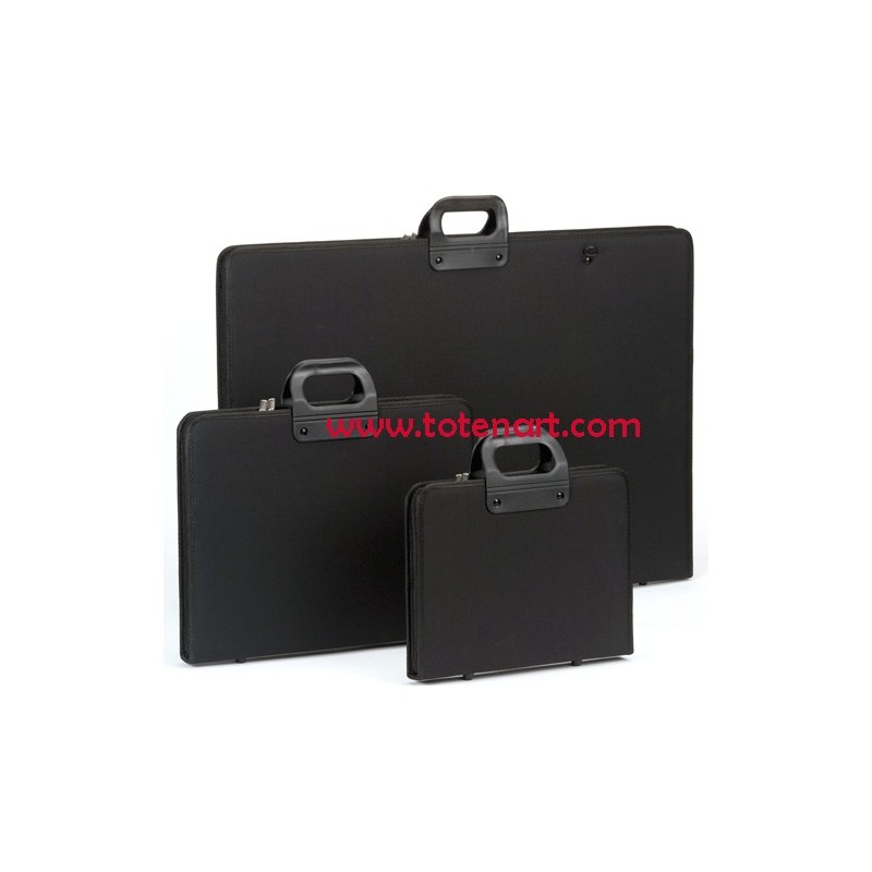 Material Bellas Artes - papel - Carpeta Polipropeno, Asa y cremallera, 74x104 cm, (70x100) | totenart.com