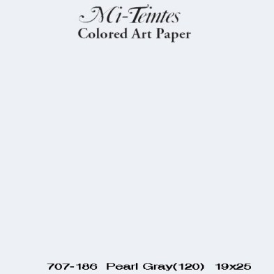 Mi-teintes Canson Gris Perla, 160 gr., 50x65 cm.