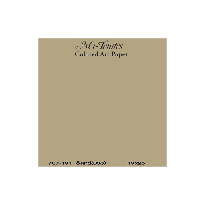 Mi-teintes Canson Caucho, 160 gr., 50x65 cm.