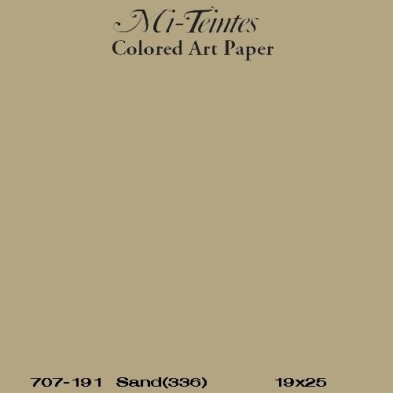 Mi-teintes Canson Caucho, 160 gr., 50x65 cm.