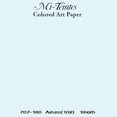 Mi-teintes Canson Azul, 160 gr., 50x65 cm.