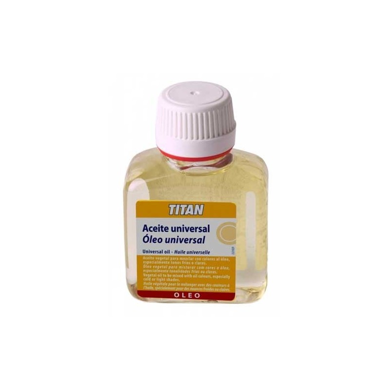 Material Bellas Artes-Materiales Pintura-Aceite universal Titan, 250 ml.