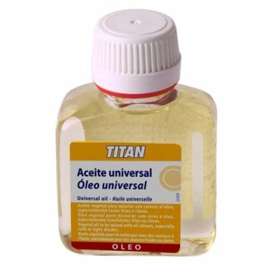 Material Bellas Artes-Materiales Pintura-Aceite universal Titan, 250 ml.