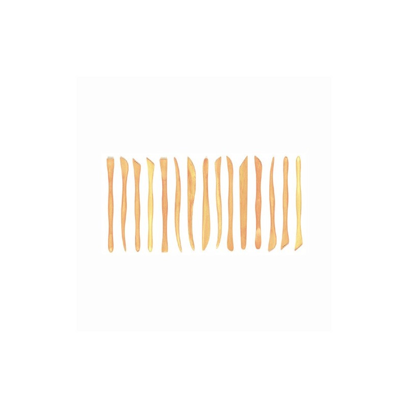 Set 15 palillos de modelar, 20 cm.