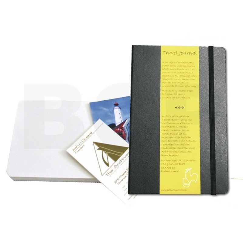 Material Bellas Artes - dibujo - Block Travel Journal Hahnemuehle R, 140 gr, 62 h, 13.5x21 cm. | totenart.com
