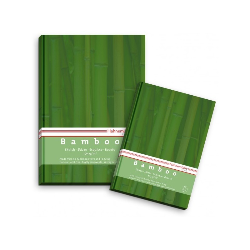 Material Bellas Artes - dibujo - Block Bamboo Esbozo Hahnemuehle, 105 gr, 64 h, 21x29.7 cm. | totenart.com