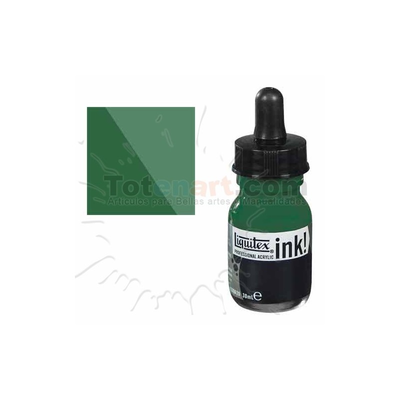 Material Bellas Artes - Pintura - Tinta Acrilica Liquitex Verde Amarillo Ftalo, 30 ml. | totenart.com