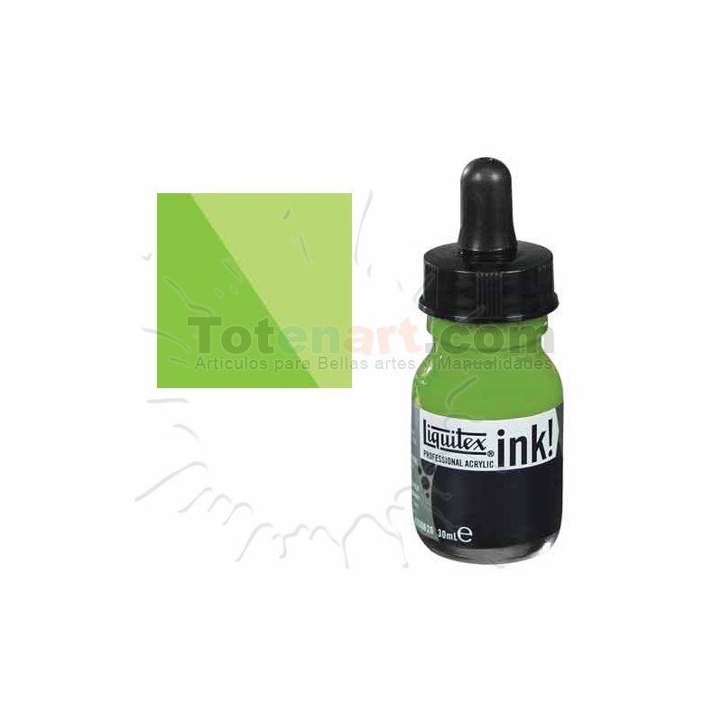 Material Bellas Artes - Pintura - Tinta Acrilica Liquitex Verde Vivo Limon, 30 ml. | totenart.com