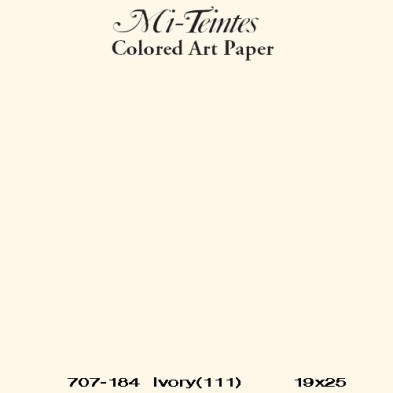 Mi-teintes Canson Marfil, 160 gr., 21x30 cm..