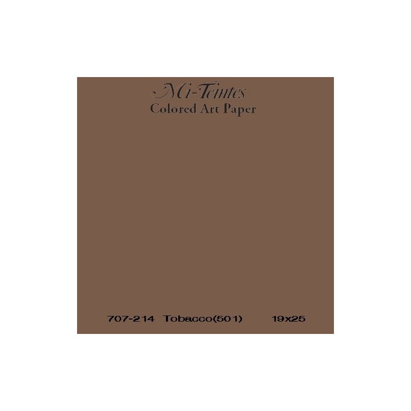 Mi-teintes Canson Marron Oscuro, 160 gr., 21X30 cm.