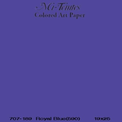 Mi-teintes Canson Ultramar, 160 gr., 21X30 cm.