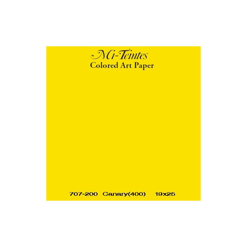 Mi-teintes Canson Canario, 160 gr., 21X30 cm.