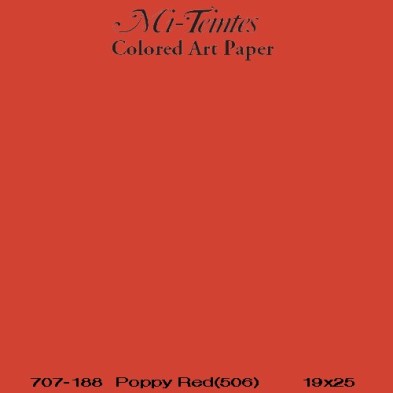 Mi-teintes Canson Amapola, 160 gr., 21X30 cm.