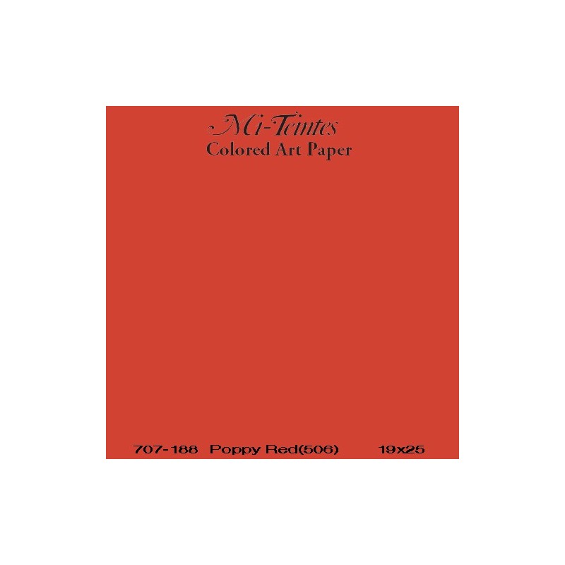 Mi-teintes Canson Amapola, 160 gr., 50x65 cm.