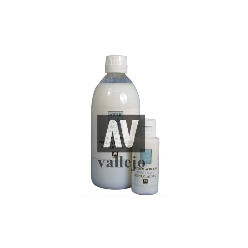 Material Bellas Artes - Pintura - Medium acrilico Veladuras Brillante Vallejo, 500 ml. | totenart.com