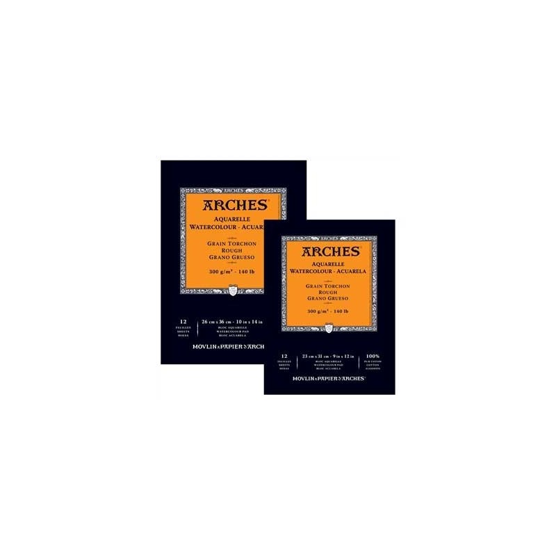 Material Bellas Artes-Pintura-Acuarela Arches 300 gr, 23x31 cm, G. Grueso, block