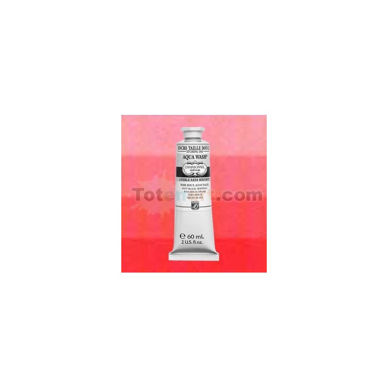 Material Bellas Artes-Grabado-Tinta Aqua wash Charbonnel Rojo Cardenal, 60 ml.