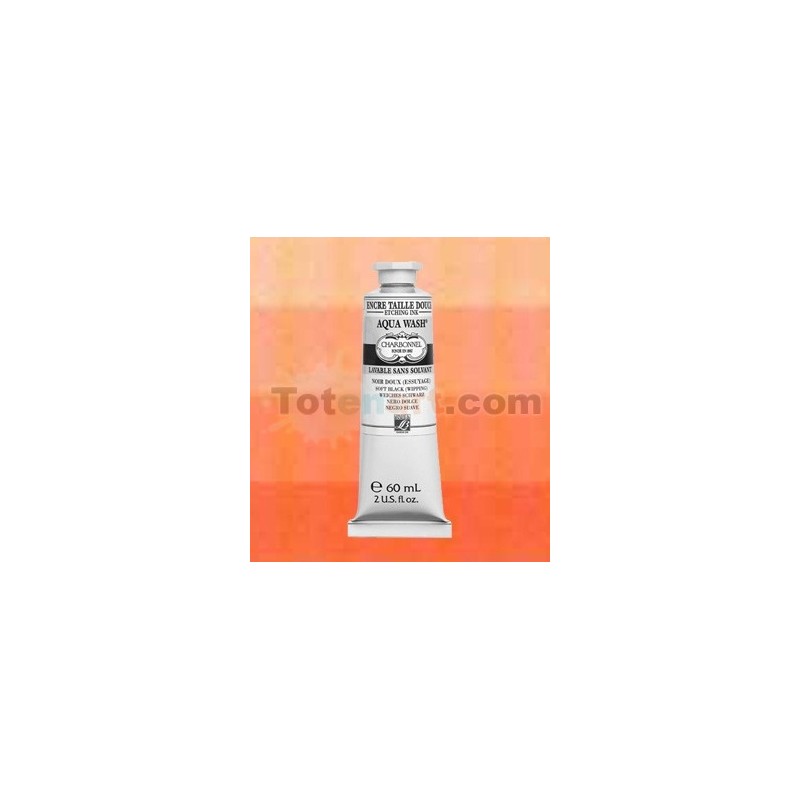 Material Bellas Artes-Grabado-Tinta Aqua wash Charbonnel Rojo Bermellon, 60 ml.