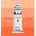 Material Bellas Artes-Grabado-Tinta Aqua wash Charbonnel Rojo Bermellon, 60 ml.