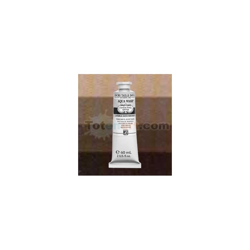 Material Bellas Artes-Grabado-Tinta Aqua wash Charbonnel Bistre Basico, 60 ml.