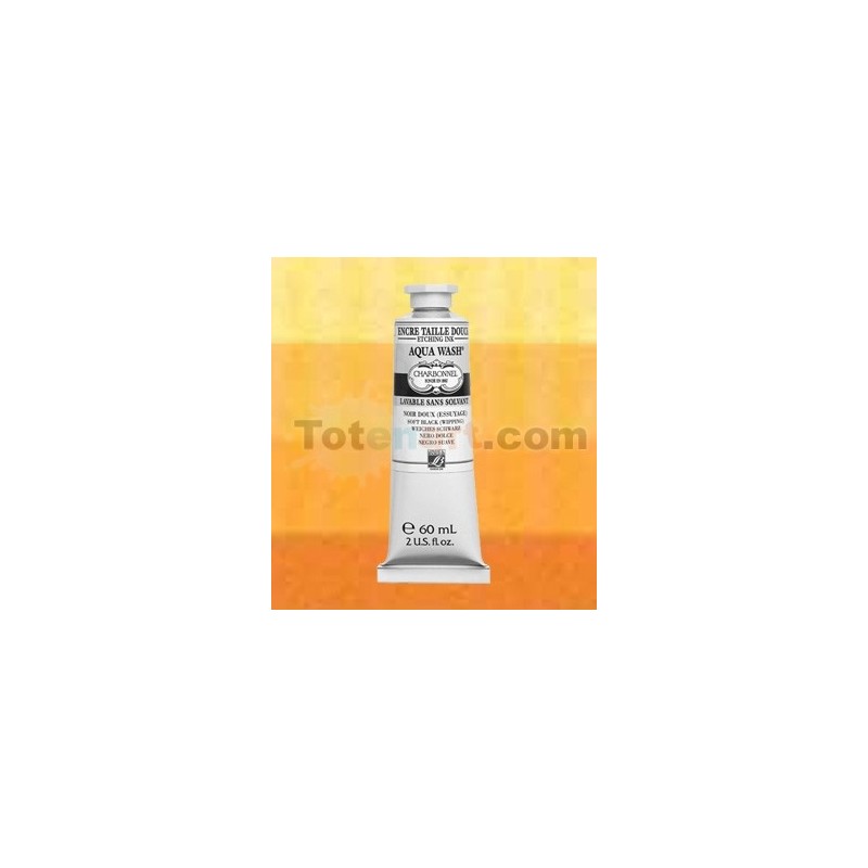 Material Bellas Artes-Grabado-Tinta Aqua wash Charbonnel Ocre Amarillo, 60 ml.