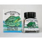 Tienda Online Manualidades-Tinta Dibujo Verde Brillante Winsor Newton, 14 ml.