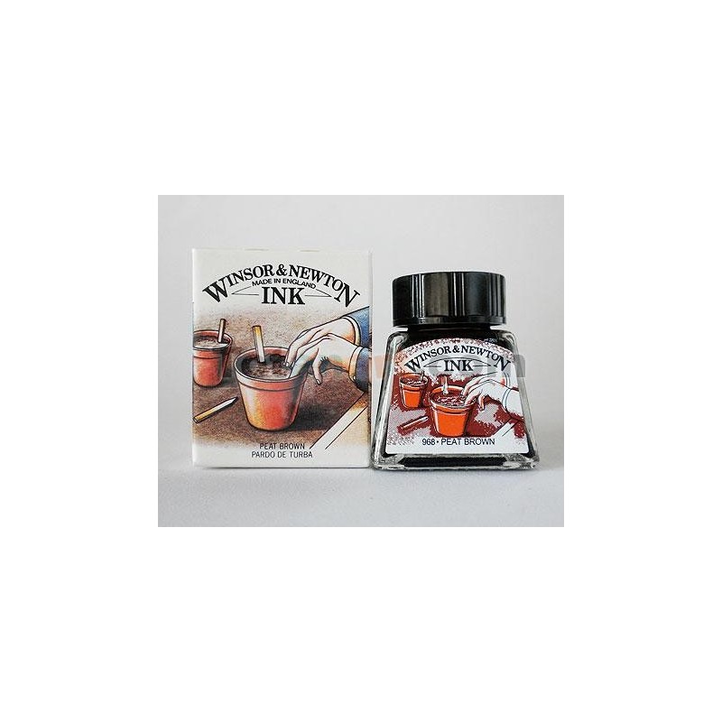 Tienda Online Manualidades-Tinta Dibujo Sepia (Pardo barro) Winsor Newton, 14 ml