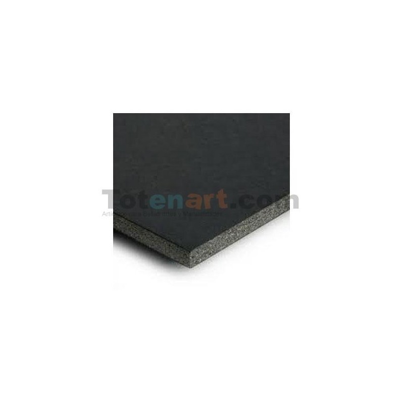 Material Bellas Artes-Encuadernacion-Carton Pluma Negro, 5 mm., 100x200 cm., caj