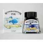 Tienda Online Manualidades-Tinta Dibujo Azul Ultramar Winsor Newton, 14 ml.