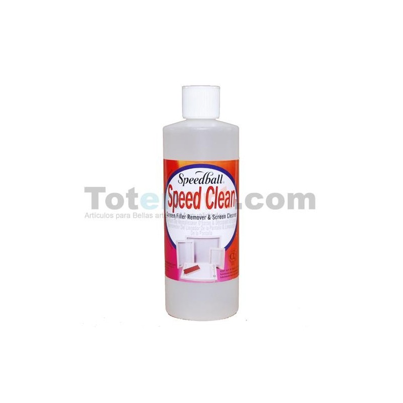 Material Serigrafia-Limpia pantallas Serigrafia Speedball Speed Clean  473 ml.