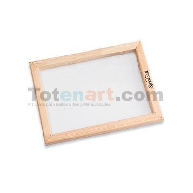 Material Bellas Artes-Serigrafia-Pantalla Serigrafia 25x30 cm. marco de madera