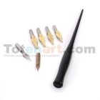 Material Escritura-Juego 6 plumillas escritura y 1 mango Speedball