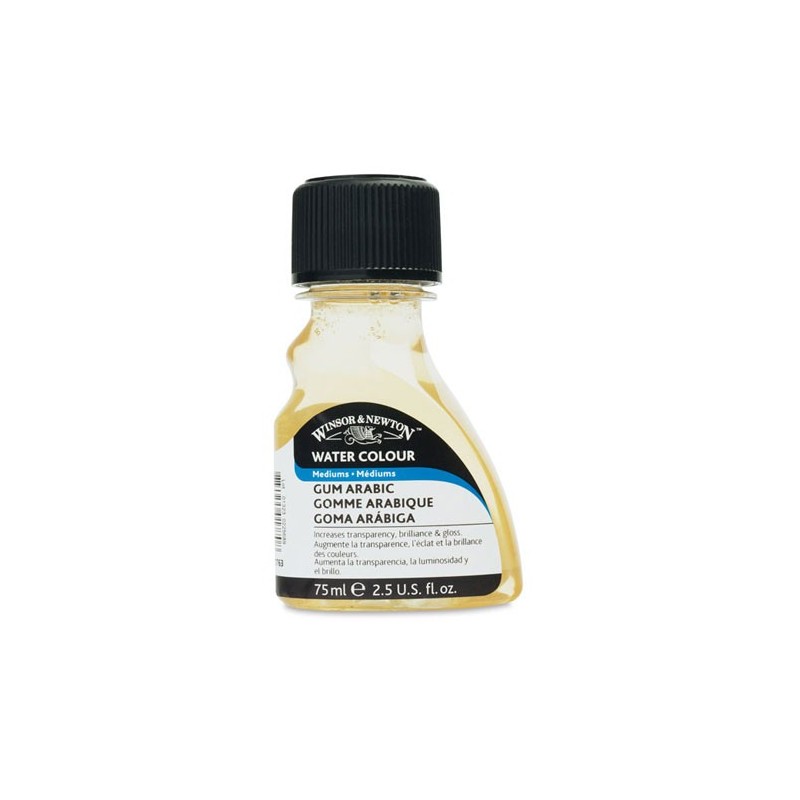 Material Bellas Artes-Materiales Pintura-Goma arabiga, Winsor & Newton, 75 ml