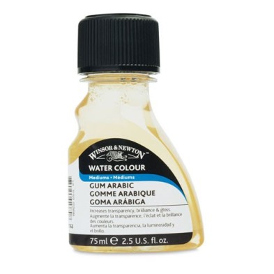 Material Bellas Artes-Materiales Pintura-Goma arabiga, Winsor & Newton, 75 ml