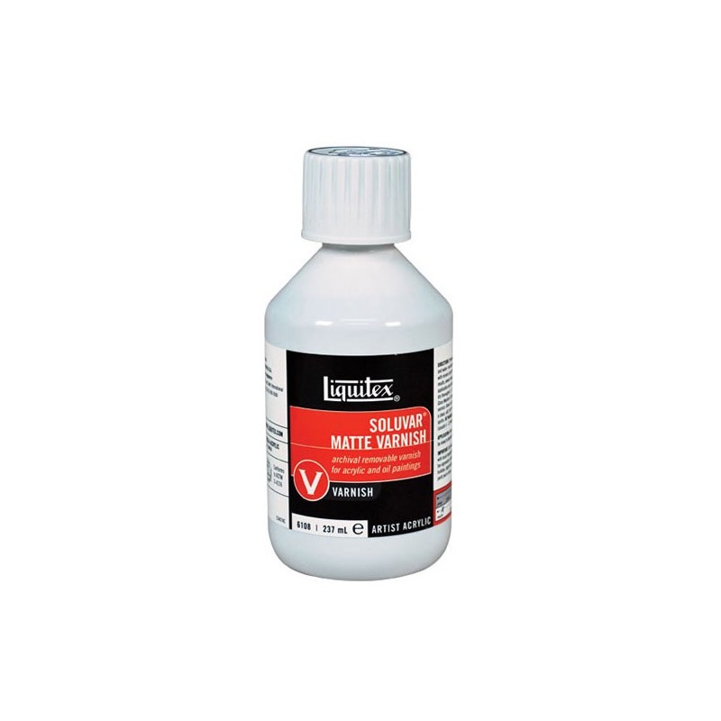 Material Bellas Artes – pintura- Barniz mate Soluvar Liquitex (237 ml) | totenart.com