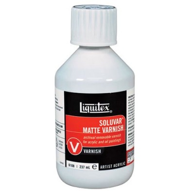 Material Bellas Artes – pintura- Barniz mate Soluvar Liquitex (237 ml) | totenart.com