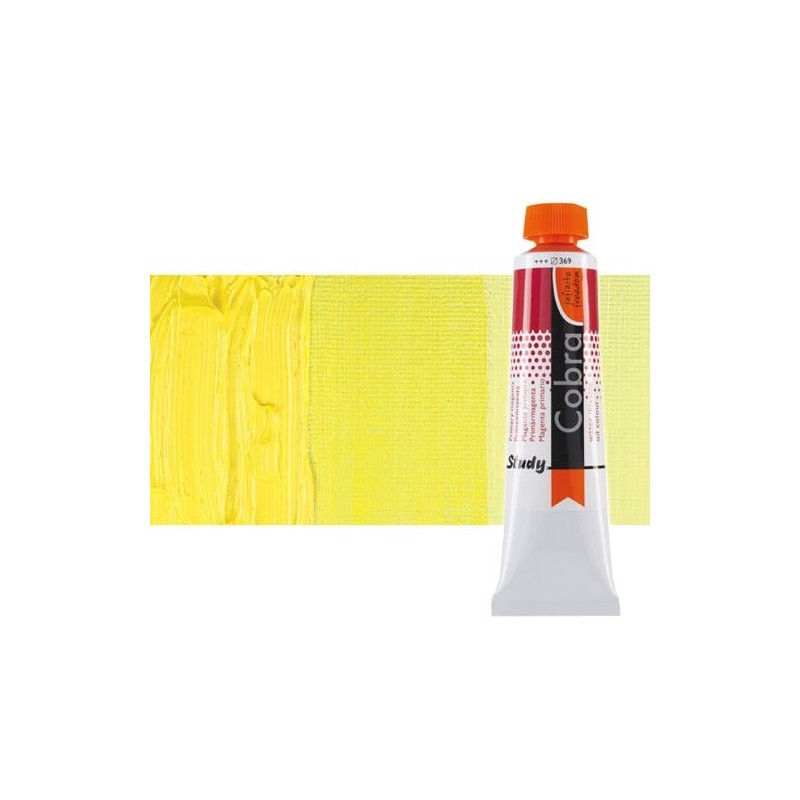 Material Bellas Artes - Pintura - Óleo al agua Cobra Study color amarillo limón permanente (40 ml) | totenart.com