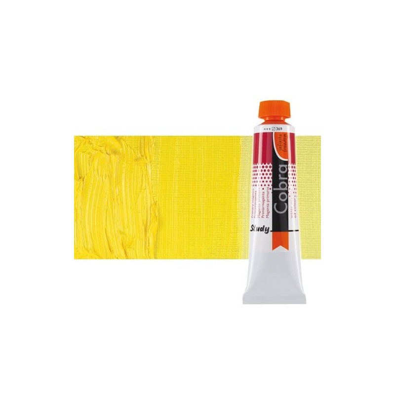 Material Bellas Artes - Pintura - Óleo al agua Cobra Study color amarillo permanente claro (40 ml) | totenart.com