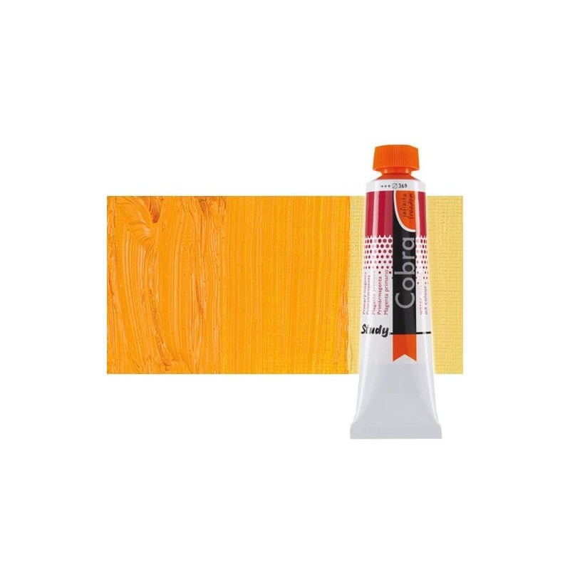 Material Bellas Artes - Pintura - Óleo al agua Cobra Study color amarillo permanente oscuro (40 ml) | totenart.com