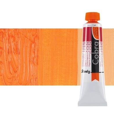 Material Bellas Artes - Pintura - Óleo al agua Cobra Study color anaranjado permanente (40 ml) | totenart.com