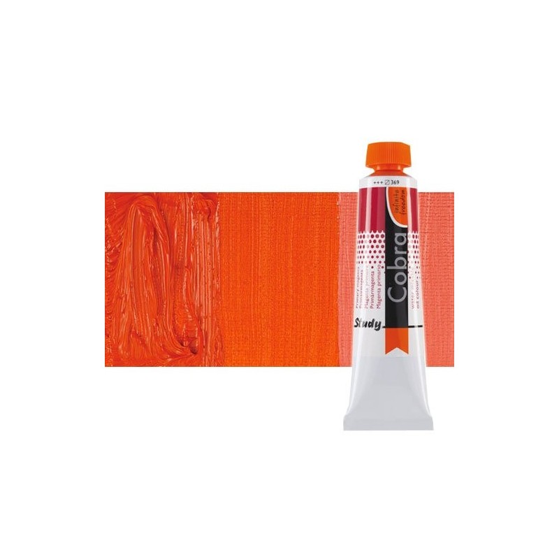 Material Bellas Artes - Pintura - Óleo al agua Cobra Study color bermellón (40 ml) | totenart.com