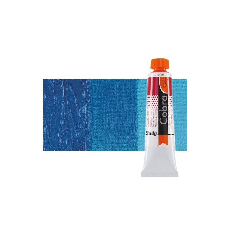Material Bellas Artes - Pintura - Óleo al agua Cobra Study color azul cerúleo ftalo (40 ml) | totenart.com