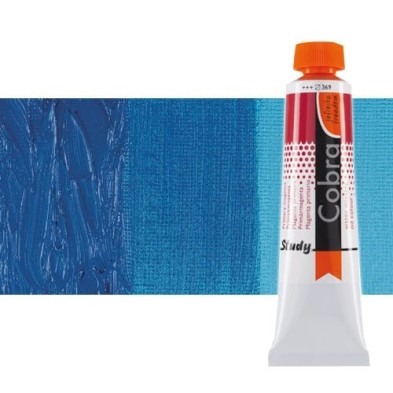Material Bellas Artes - Pintura - Óleo al agua Cobra Study color azul cerúleo ftalo (40 ml) | totenart.com