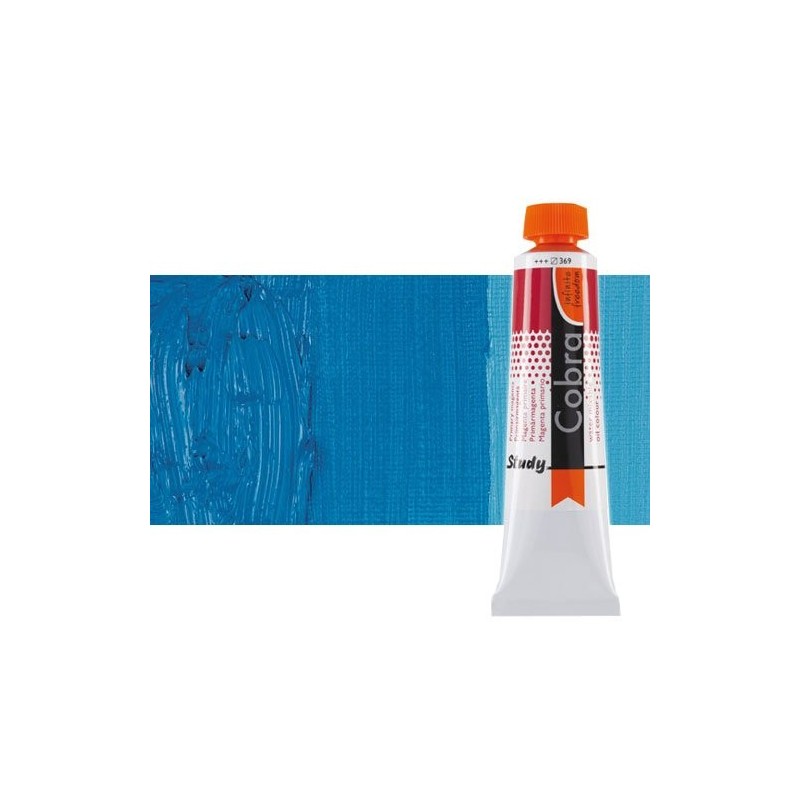 Material Bellas Artes - Pintura - Óleo al agua Cobra Study color cian primario (40 ml) | totenart.com
