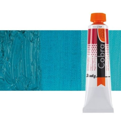 Material Bellas Artes - Pintura - Óleo al agua Cobra Study color azul turquesa (40 ml) | totenart.com