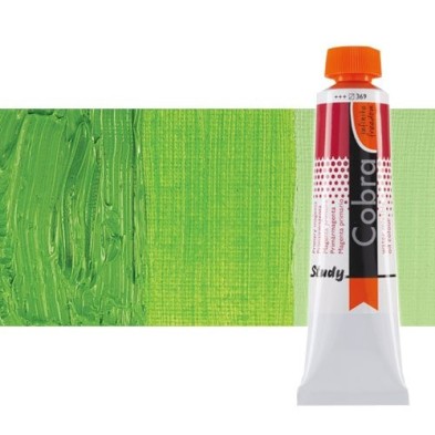 Material Bellas Artes - Pintura - Óleo al agua Cobra Study color verde permanente claro (40 ml) | totenart.com