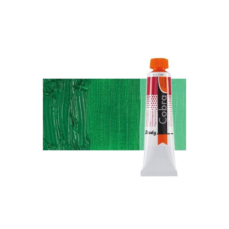 Material Bellas Artes - Pintura - Óleo al agua Cobra Study color verde permanente oscuro (40 ml) | totenart.com