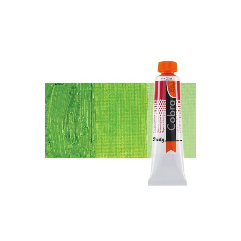 Material Bellas Artes - Pintura - Óleo al agua Cobra Study color verde permanente claro (200 ml) | totenart.com
